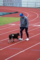 Auch Naomi bekam genaue Trainingsanweisungen... ;)