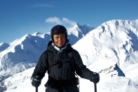 Im Hintergrund der Grossglockner...