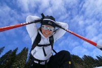 Super Schnee, super Wetter, super Stimmung...