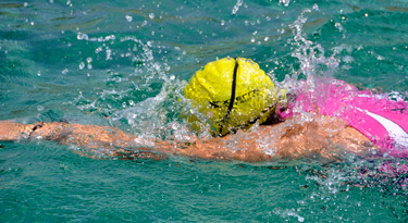 Schwimmen im Meer gefällt mir wesentlich besser als im See, denn da gibt´s genug zum Sehen... Fische ohne Ende!